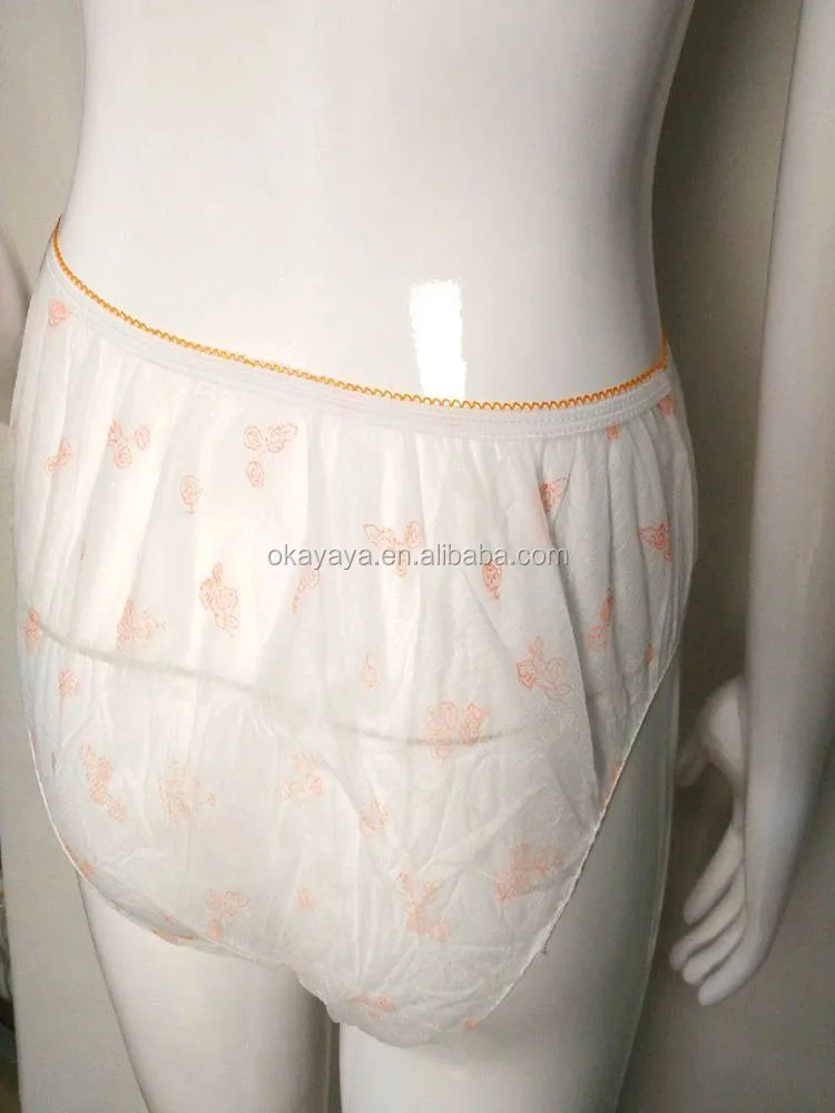 Oem Odm Disposable Panties Disposable Salon Underwear Disposable Panties With Sanitary Pad Buy