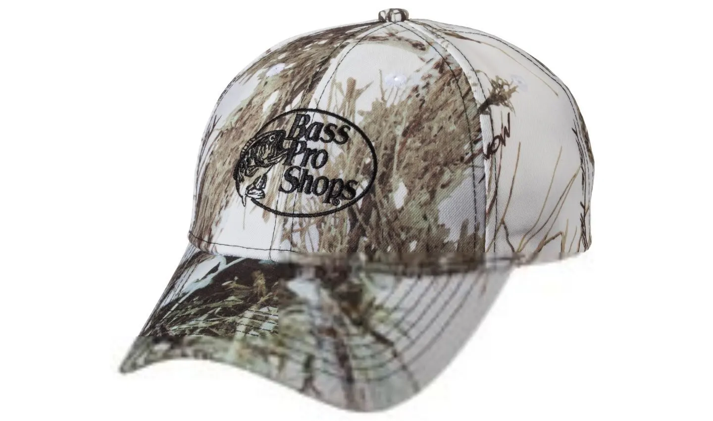 white bass pro shop hat