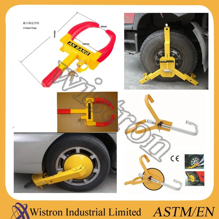 High Quality Safety Wheel Clamp Vehicle Tyre Lock Truck Safety Wheel