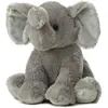 produce grey color cute lovely adorable fluffy stuffed animal toy elephant plush toys