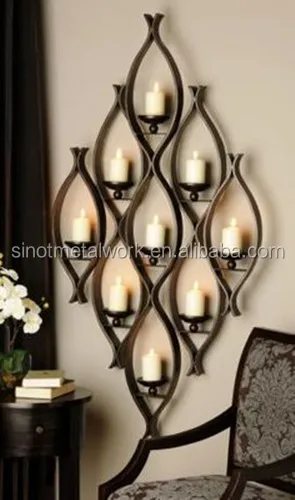 Decorative Wrought Iron Candle Stand