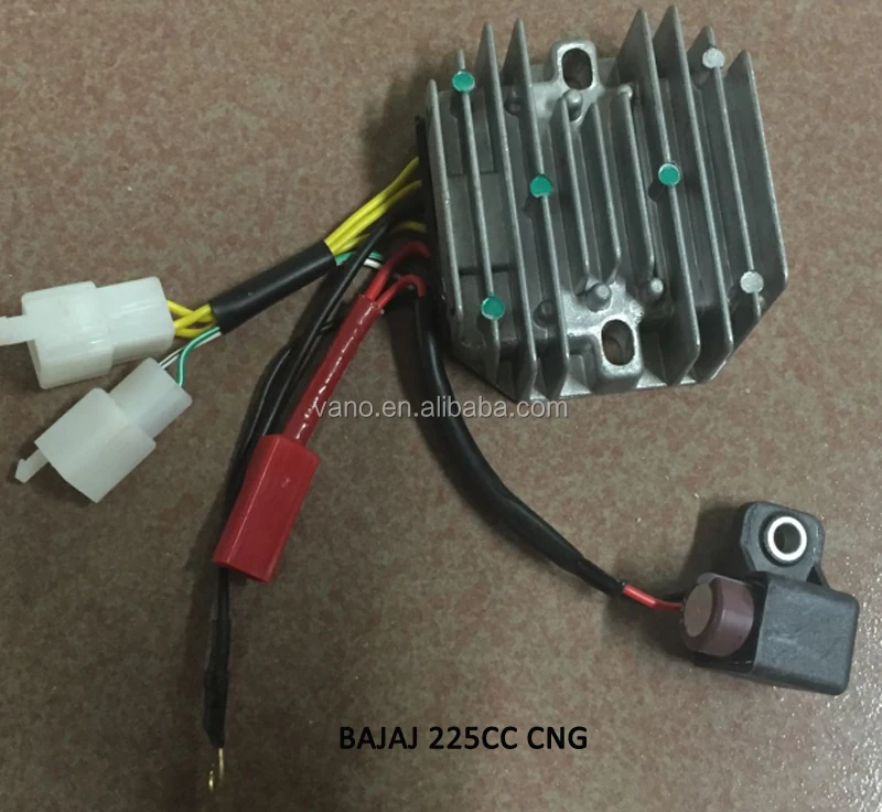 factory price 12v 8 wires voltage regulator rectifier bajaj 3 wheller 4s