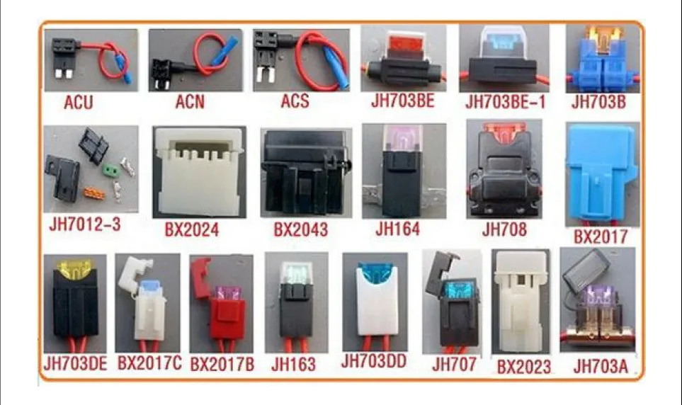Micro Blade Mini Atm Fuse Adapter Tap Dual Circuit Adapter Holder 12v