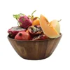 premium acacia wood salad bowl, wooden food and fruit bowls wholesale