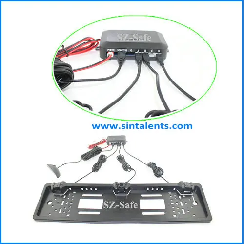 LED Display 4 Parking Sensor Reverse Backup Radar