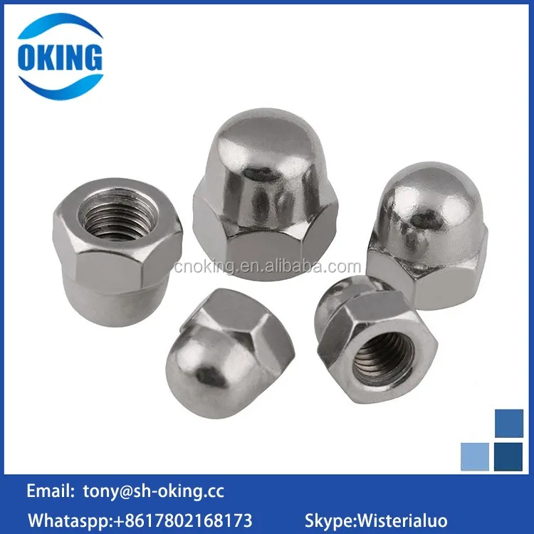 304 Stainless Steel Cap Nuts For Connector Bolts Buy Cap Nuts For