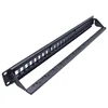 XL-P600B24 The high quality 19'' Cat6 Cat6a 24 port blank patch panel with cable wire rack