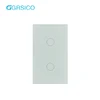 100-240V Tuya APP WIFI Controlled 2gang 1 2 3 Way Wall Waterproof Touch Led Light Switch Panel for Amazon Alexa and Google Home