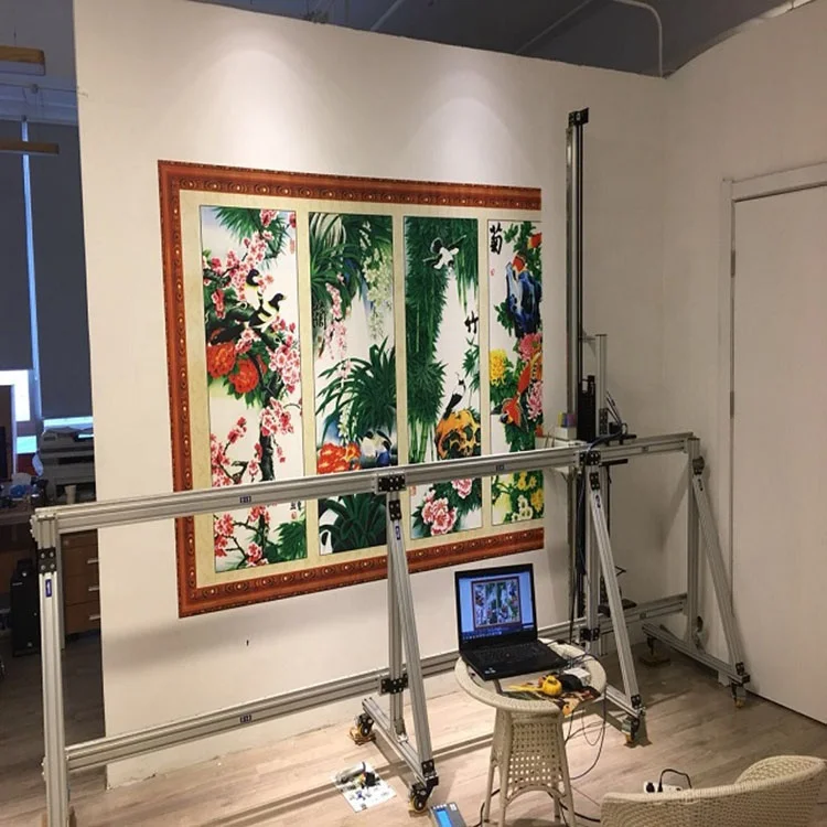 Nataly-S2-1  3d wall mural printer wall sticker printer inkjet printer for wall mural