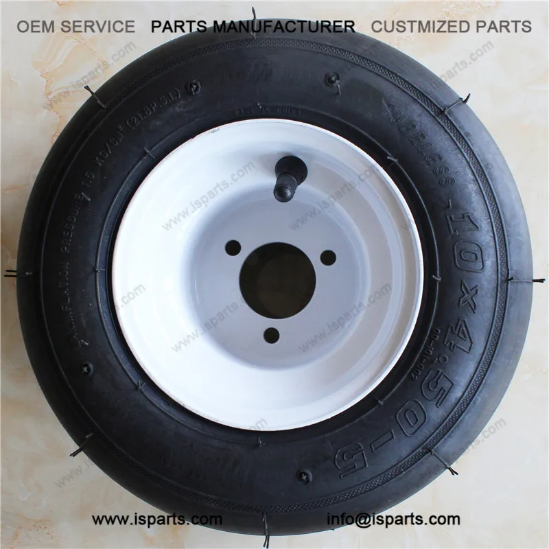 Go Kart 10 Inch 10x4.55 Iron Rims Wheel Assemble Parts Buy 10 Inch