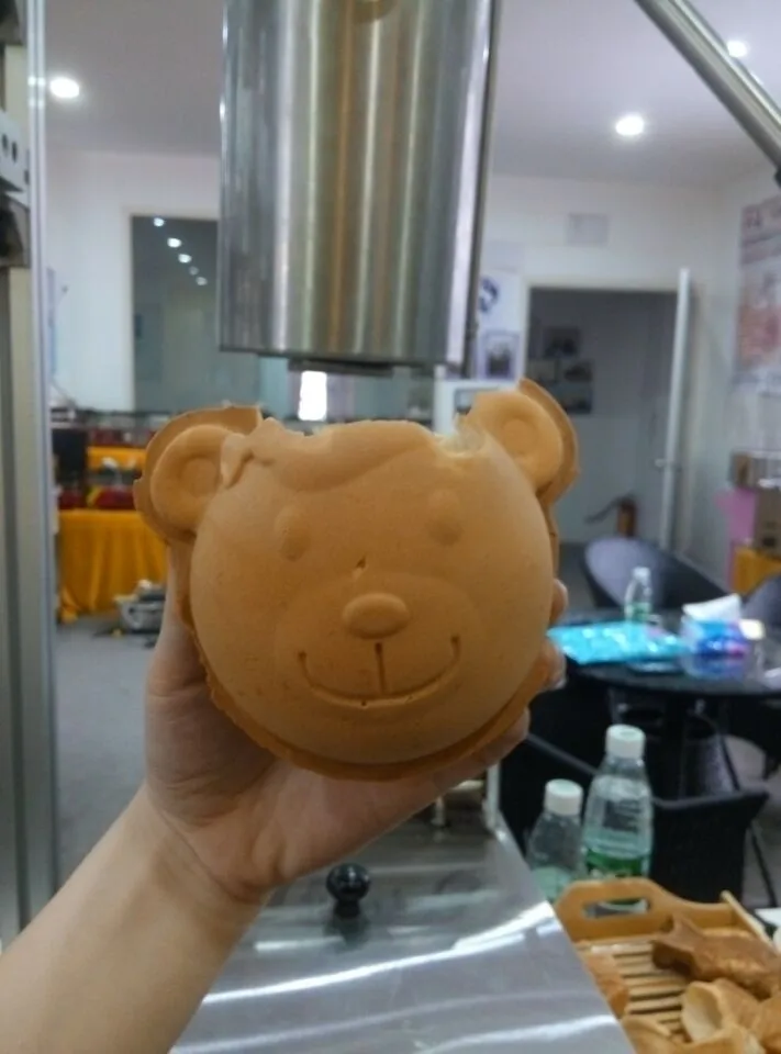Bear Shape Waffle Making Machine Ice Cream Taiyaki Coneanimal Shaped