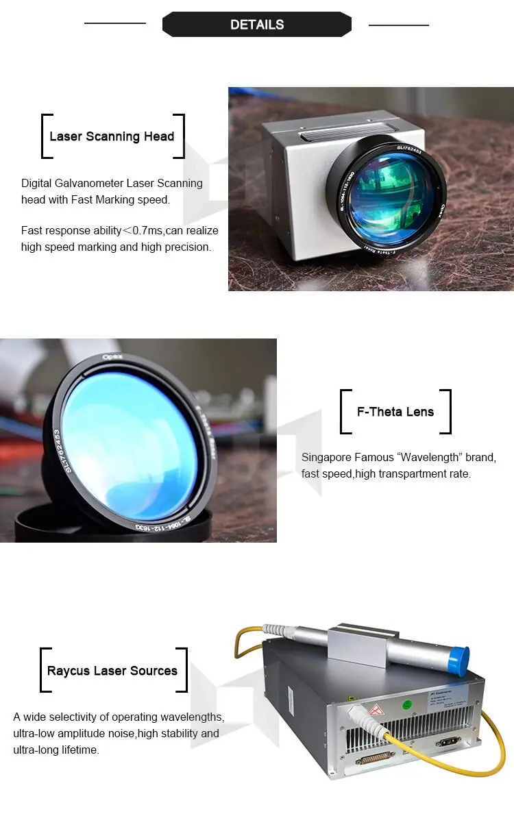 20W Desktop Fiber Laser Marking Machines For Metal/ Plastic/ ABS/ PVC/ Steel /jewelry silver gold watch