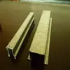 Galvanized furring channel for ceiling suspension