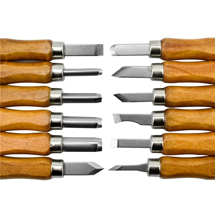 12pc Talla De Madera Herramientas Cuchillo - Buy Talla De Madera Juego