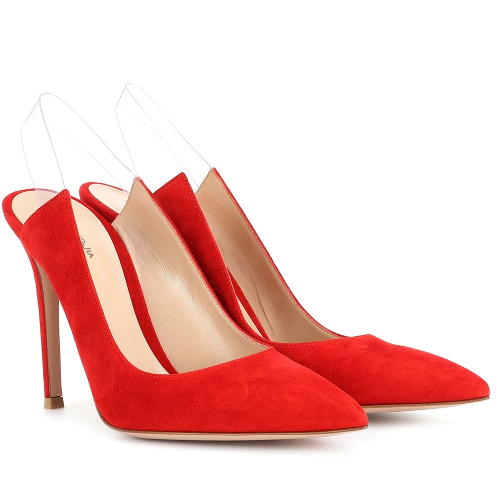 Elegant White Slingbacks Red Heels Ladies Summer Court Shoes 2019 Women ...