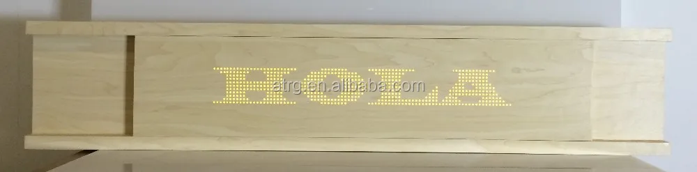 Hidden moving message P5 LED display for double sided Metallic LED writing board