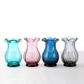 Wonder Middle Size Flower Glass Vase For Wedding Manufacture