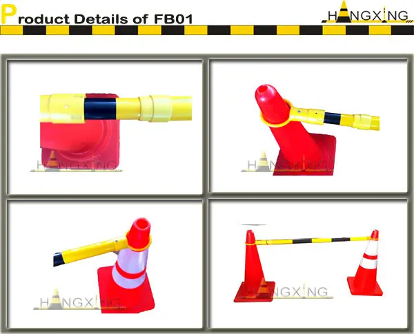 Yellow&BlackPVC_Retractable_Cone_Bar