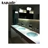bathroom tops solid surface shell shaped bathroom sink
