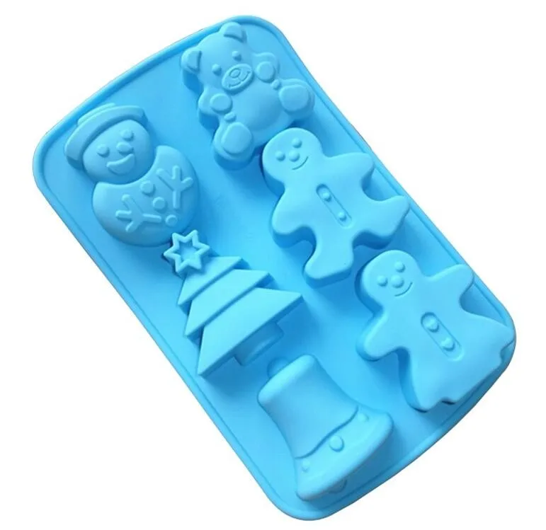 Wholesale 6 Holes Baking Christmas Tree Ice Cube Tray Silicone Buy
