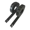 15 x 30mm Plastic Semi Closed Cable Tray Chain Nylon Cable Track
