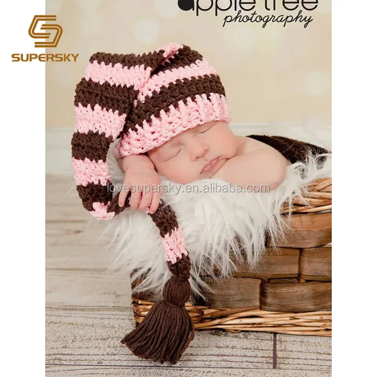 新生児かぎ針編みエルフ耳帽子赤ちゃんかぎ針編みサンタ帽子 Buy エルフ耳帽子 ベビーサンタ帽子 かぎ針サンタ帽子 Product On Alibaba Com