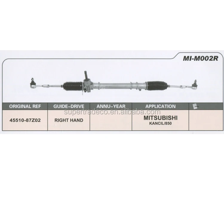 Auto Spare Part Steering System Power Steering Rack 45510 87z02 For Mitsubishi Kancil 850 Rhd View Auto Parts Product Details From Hefei Super Trade Co Ltd On Alibaba Com