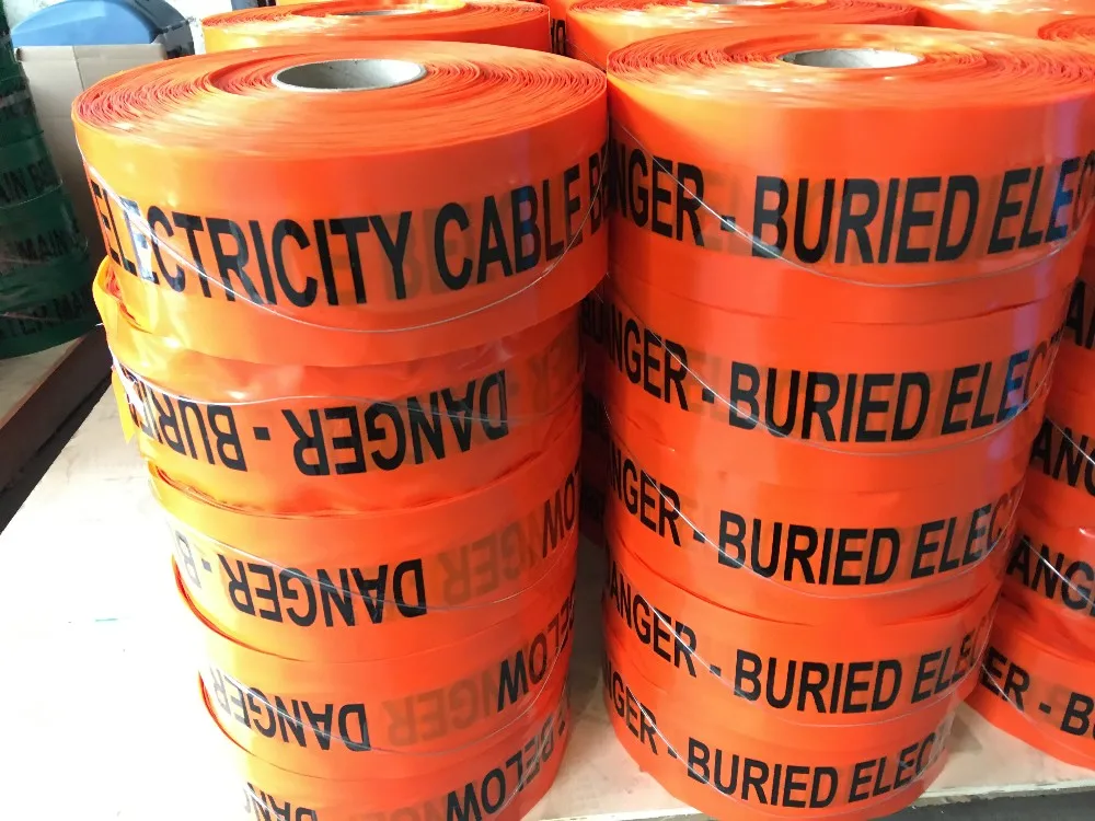 316 Stainless Steel Tracer Wire Detectable Underground Warning Tape