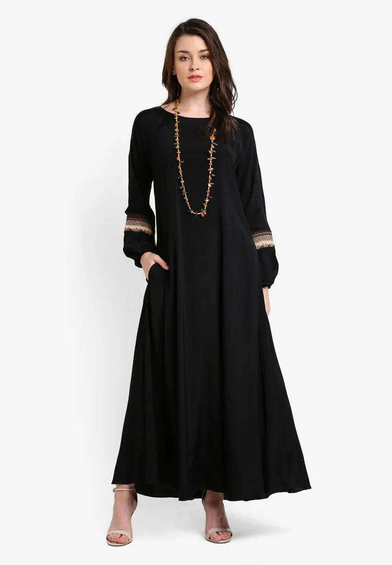 New Custom Design Abaya Jubah Muslimah 2018 Jubah Malaysia Wholesale ...