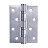 4inch high quality Satin Nickel 4 Ball Bearing Butt Hinge Sanding 100 mm Fire Rated