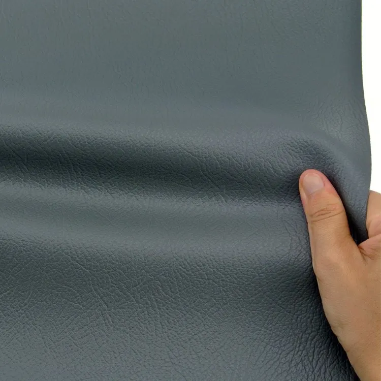 Free Sample Textured Polyurethane Synthetic Leather Used For Motorcycle
