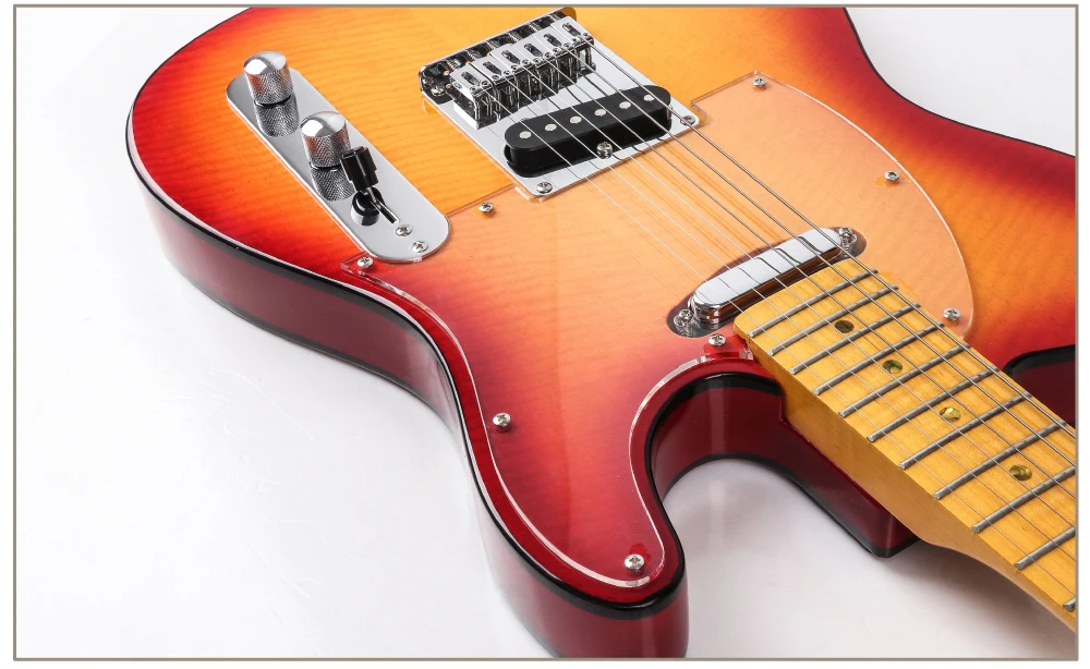 High Quality Guitar Electric Guitar Kit Maple Wood With Guitar Bag