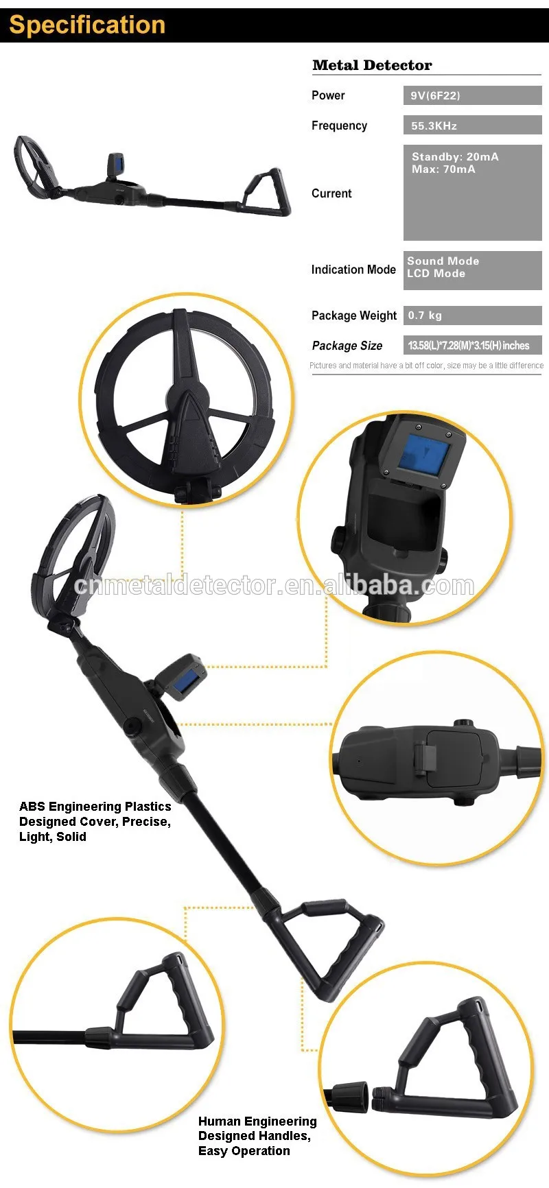 Tianxun MD-1008A Metal Detector - Perfect for Kids & Treasure