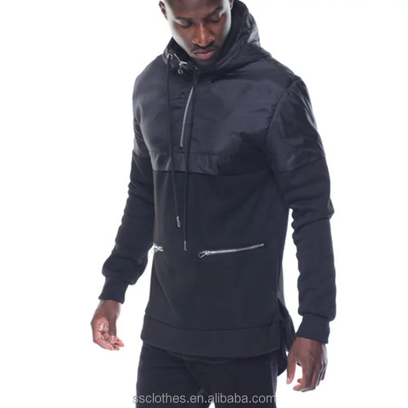 pullover hoodie with zipper pocket