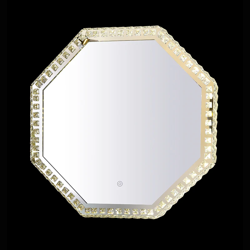 LED lighted bathroom mirror
