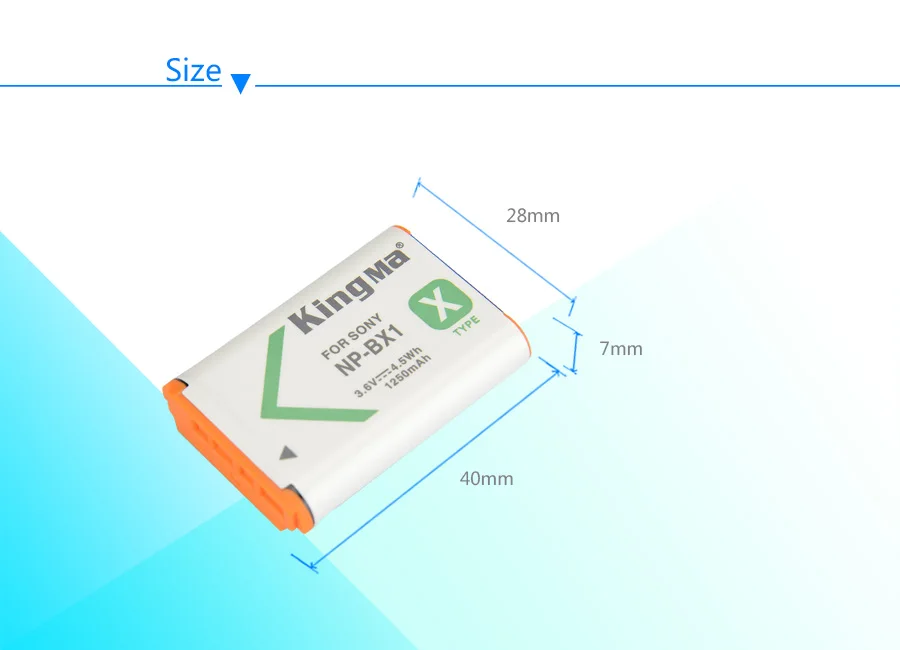 KingMa Professional rechargeable Digital Camera battery BX1 for Sony NP-BX1