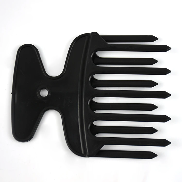 Professional Plastic Hair Afro Picks Double Tooth Comb Hairdressing