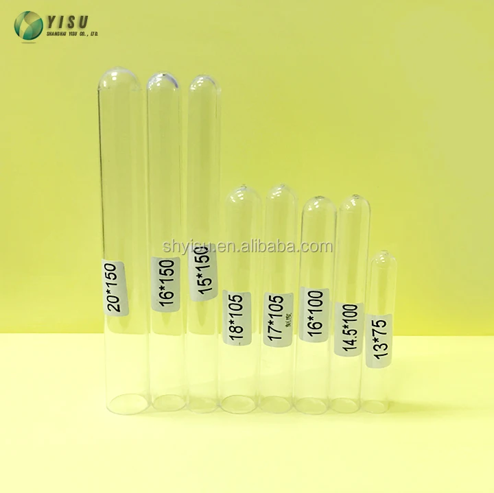 5ml 10ml 16ml 18ml 20ml 25ml Clear Plastic Test Tube With Lid Buy 5ml