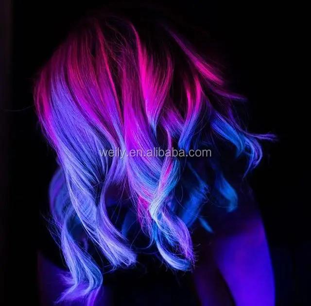 Semi Permanent Neon Hair Color Orange Shiny In Any Light View