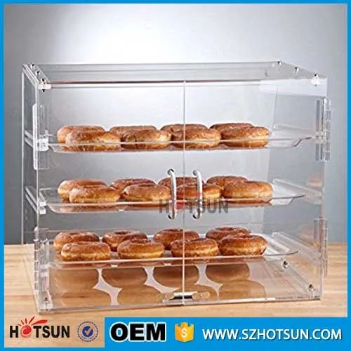 Acrylic Kotak Roti Kotak Kue Baker Kabinet Model Akrilik 