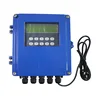 Clamp on ultrasonic liquid full pipe flowmeters