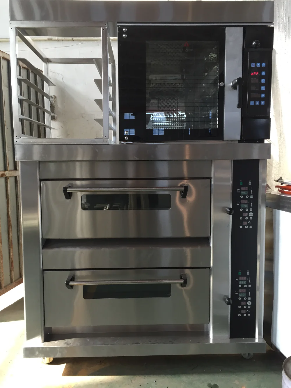 Commercial Multifunction Combination Oven Include Convection And Deck