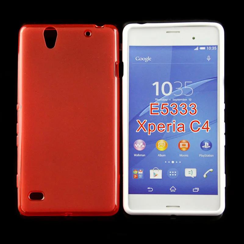 Newest wholesale Mix Colors pudding TPU case For Sony Xperia c4 E5333