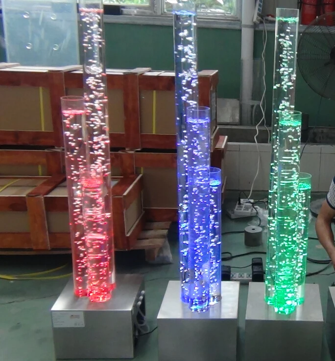 Sensory Room Water Bubble Column Led Light Water Bubble Tube Led Dacing