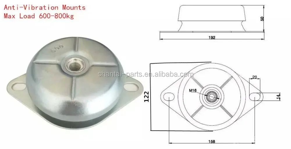 pad shock absorber Pad Rubber Engine Mount Anti Generator Feet Damper