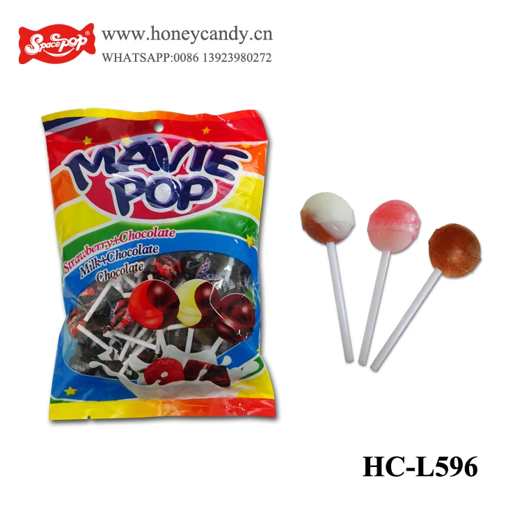 Small Packing Chocolate Flavored Lollipop Candy - Buy Chocolate ...