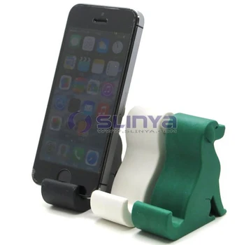 Plastic Lovely Puppy Funny Cell Phone Desk Animal Holder For