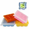Silicone Ice Cube Tray Baby Food Storage Fruit Containers With Lids