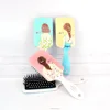 Dongzheng OEM detangling custom hair brush straightener for both human and pet