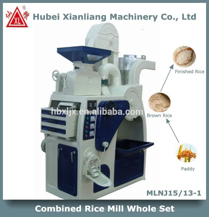 1 Ton Rice Mill For Sale With Stable Performance Rice Milling Machinery